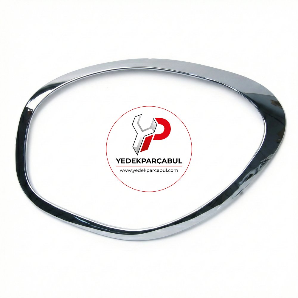 Krom Ön Far Çerçevesi Sol