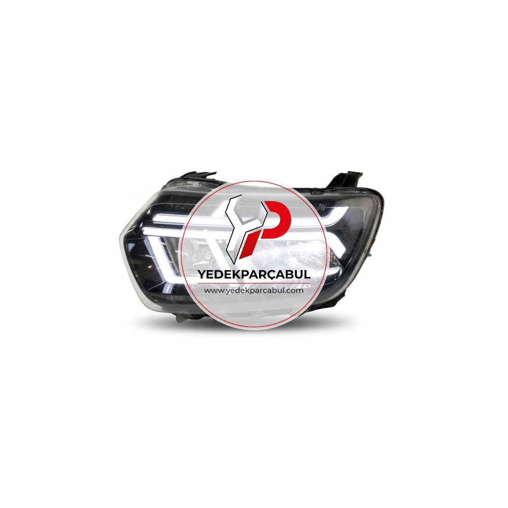 Ön Far Sol Beyaz Çizgili