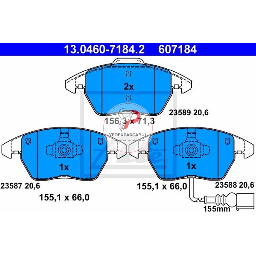 3C0698151C 1K0698151E 5K0698151