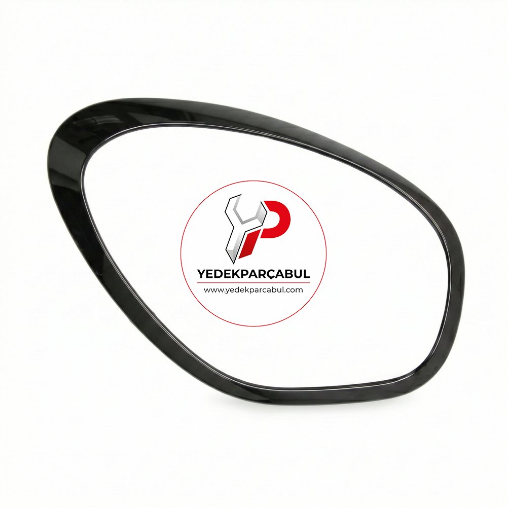Ön Far Çerçevesi Sol Parlak Siyah