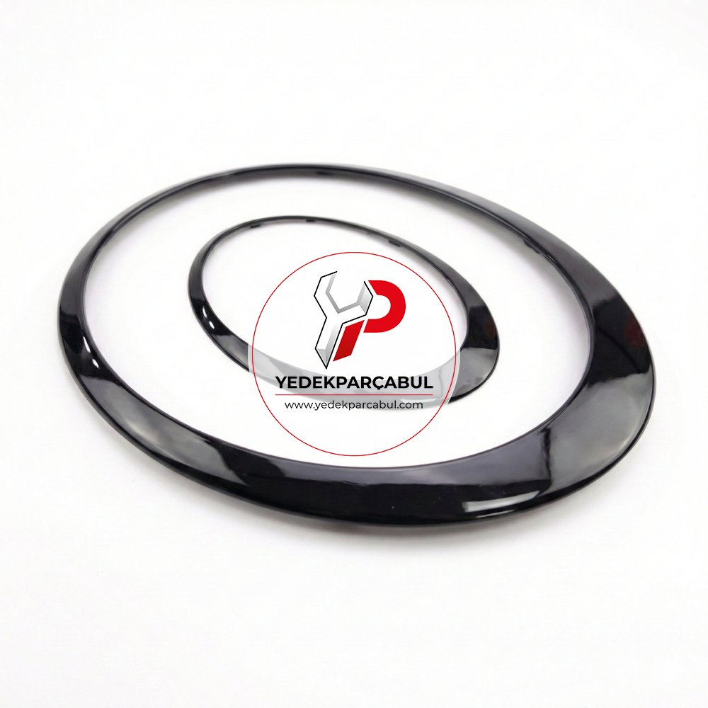 Ön Far Çerçevesi Parlak Siyah Sol