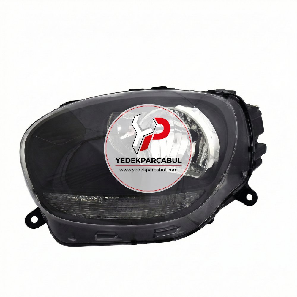 Ön Far Elektrikli Motorlu Siyah Sol