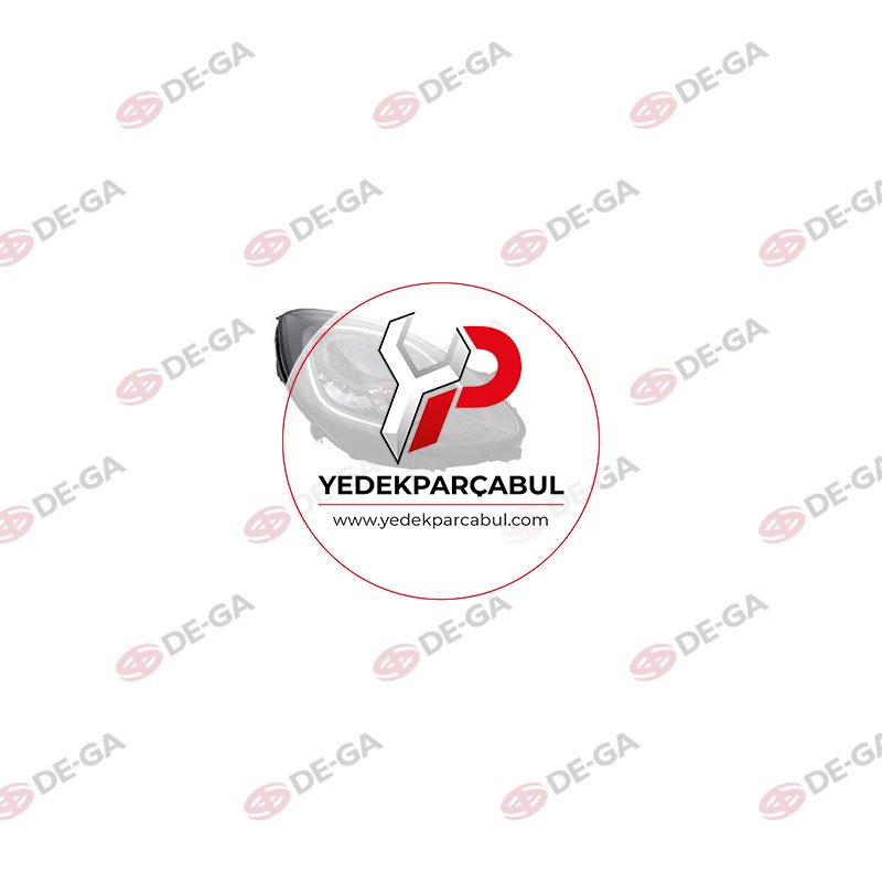 Ön Far Elektrikli Motorlu LED Gündüz Farı LED’li Siyah Sağ