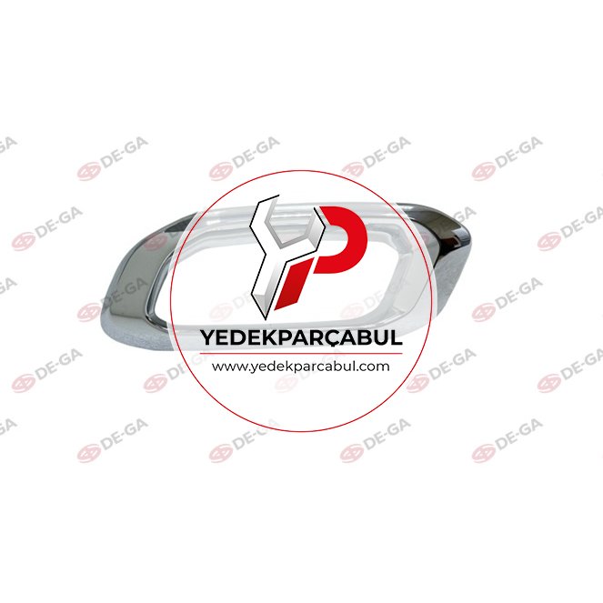 Arka Tampon Egzoz Ucu Çerçevesi Krom Sol