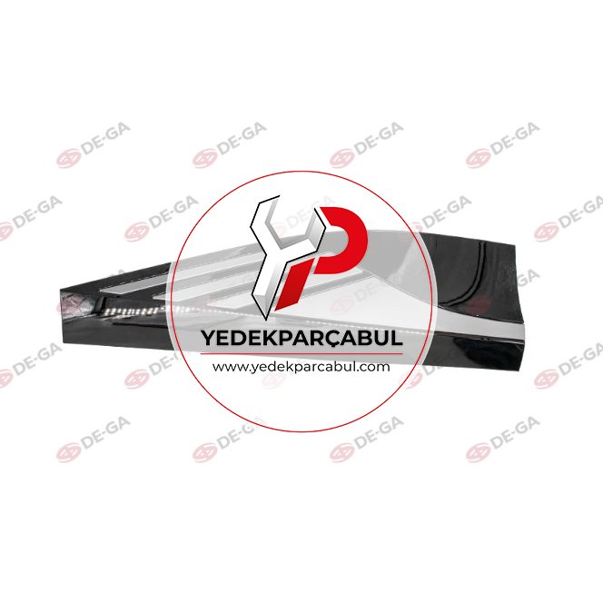 Arka Kapı Bandı Siyah-Gümüş Kaplama Sağ