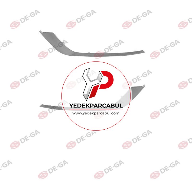 Sağ Sis Farı Çerçevesi Krom Set