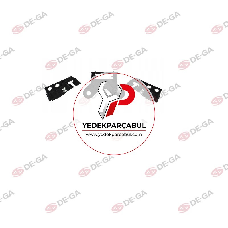 Sağ Ön Tampon Braketi Seti (3 Parça)