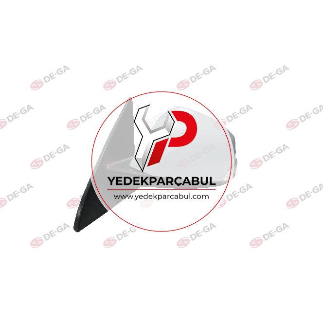 Sağ Elektrikli Isıtmalı Sinyalli Katlanır Dış Ayna (8 Pin)