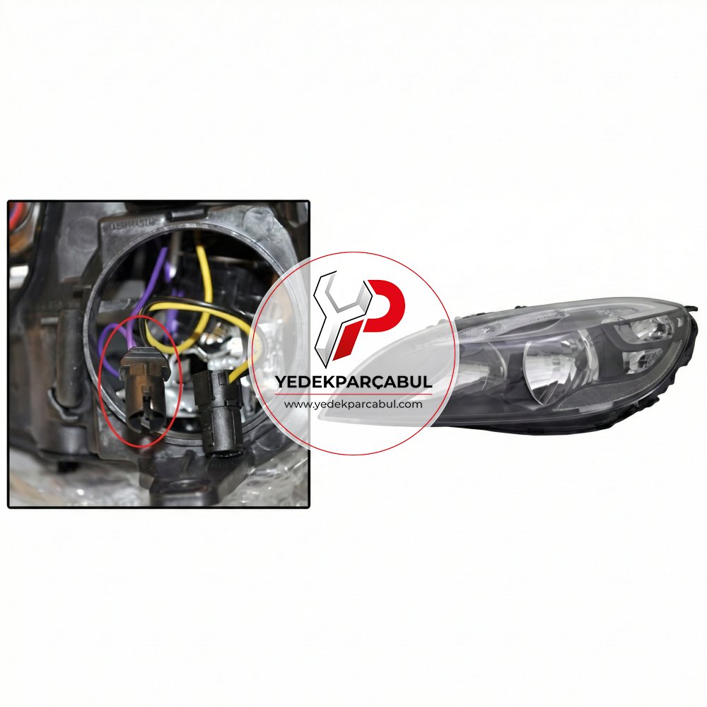 Ön Far Elektrik Motorlu Sinyalli Kablolu SOL