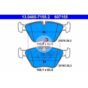 Fren Balatası Ön Wva23183 / 20,3 mm