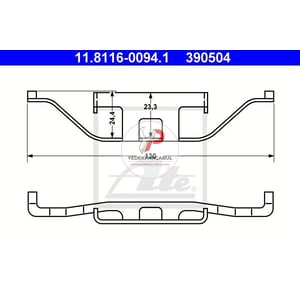 KALİPER GERGİ YAYI ARKA BMW 5 E39 96>06 BMW 7 E38 96>03 BMW X5 E53 00>06