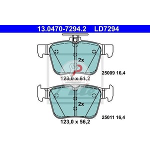 Fren Balatası Arka Üstten Yaylı Wva25008 / 16,3 mm