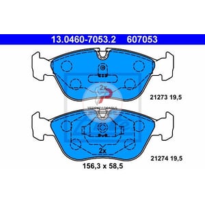 FREN BALATASI ÖN S70 96> V70 97>00 C70 98> 850 91> WVA21273 / 19,5 mm
