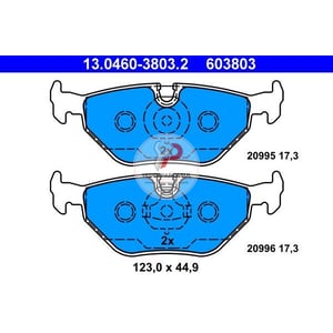 Fren Balatası Arka Wva 20995 / 17,3 mm