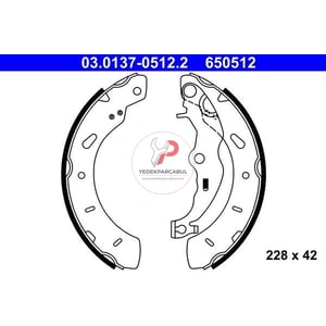 El Fren Balatası Arka 228×42 mm