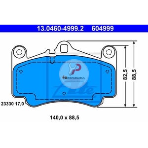 FREN BALATASI ÖN 911 996 997 03>08 WVA23139 / 17,0 mm