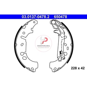 Pabuçlu Fren Balatası 228×42 mm