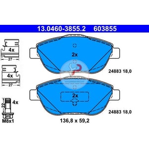 Fren Balatası Ön Wva 24883 / 18 mm