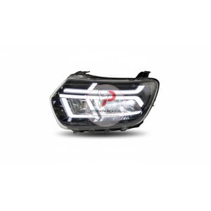 Ön Far Beyaz Çizgili Sol