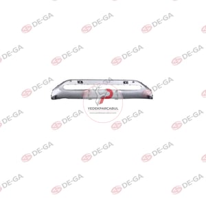 Arka Tampon Spoileri 2 Sensör Delikli Gümüş